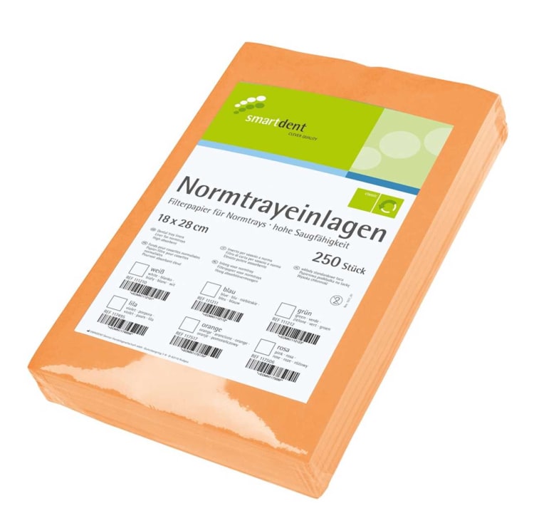 Smartdent Normtrayeinlagen Orange