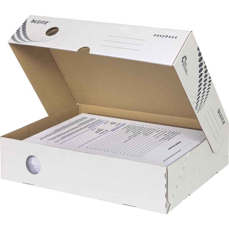 Leitz archive box easyboxx width 80 mm white