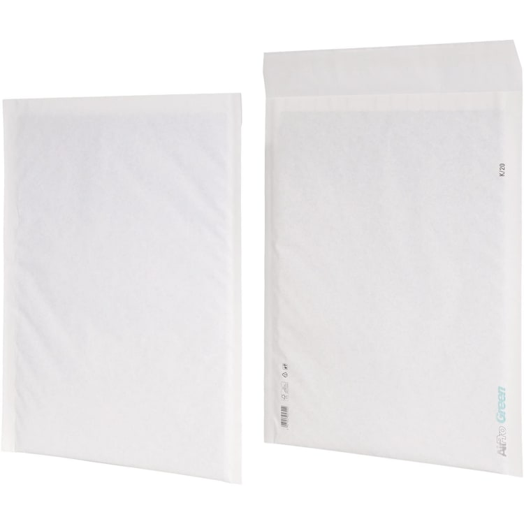 AirPro Green mailing bag W20 350x470 mm 75 g peel & seal 50 pieces white