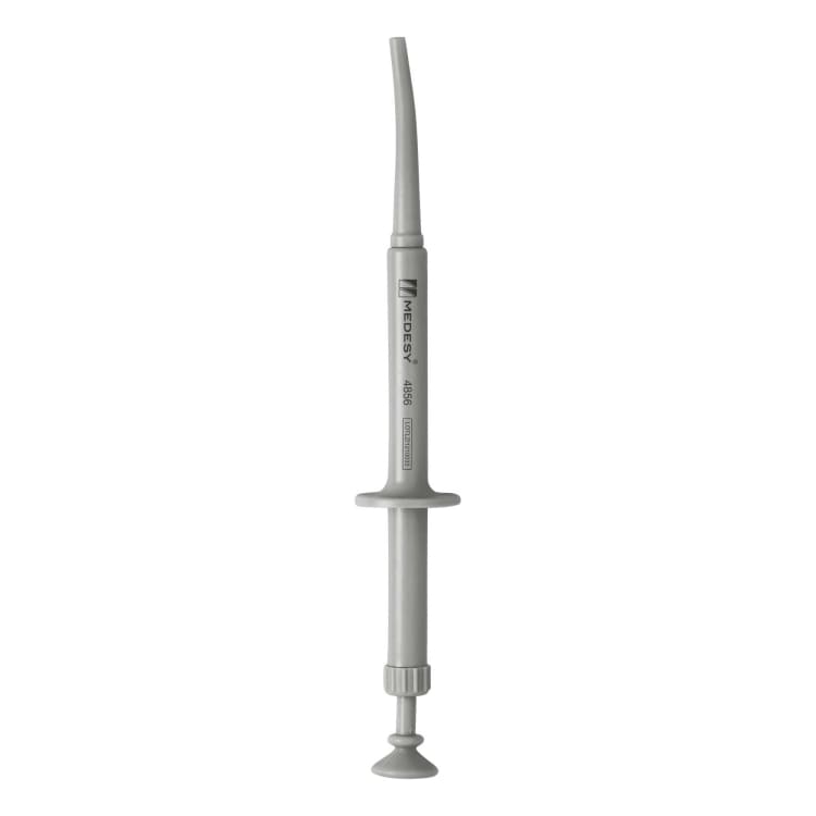 Amalgam carrier made of plastic, 15° curved