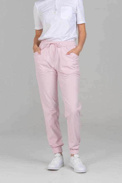 Van Laack Jersey Trousers Gummibund MWW-H5 Cotton Candy M