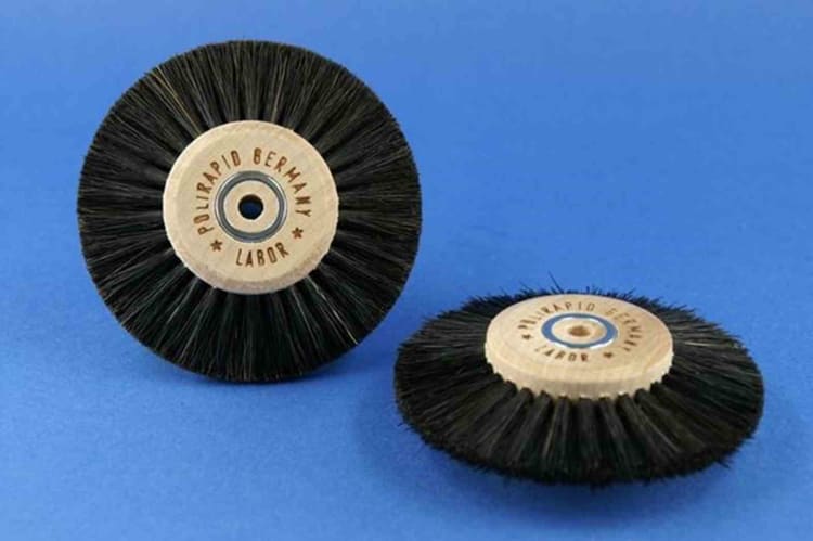 Polierbü.LABOR spitz HK 4/Ø40/80mm Dtz