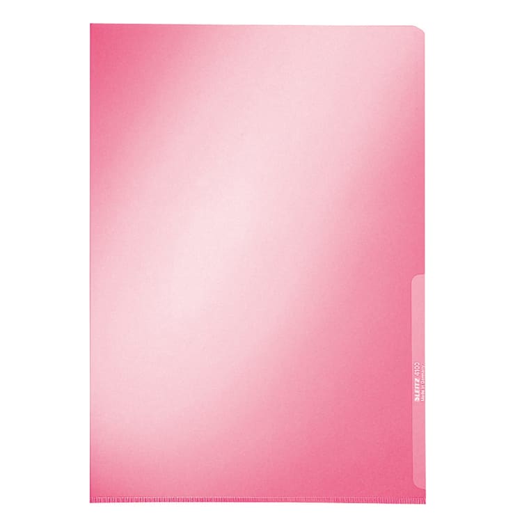 Leitz punched pocket Premium A4 0.15 mm PVC 100 pieces red