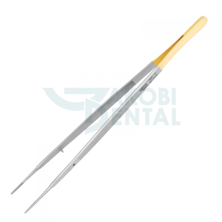 Tissue pliers Gerald TP 5050, anatomical total length ca. 180mm, TC, stainless steel