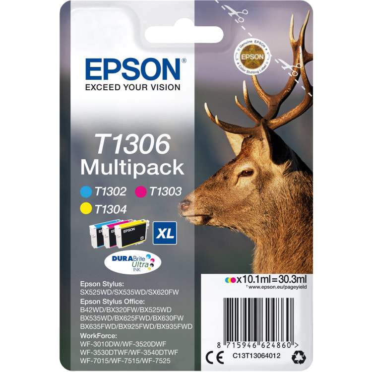 Epson ink cartridge T1306 3 pieces