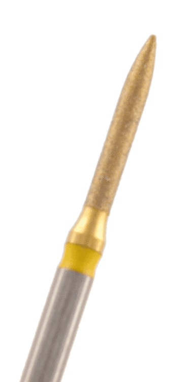 ZD-Diamant Flamme Körnung: Gelb (extra-fein, 1 Packung á 5 Stück)