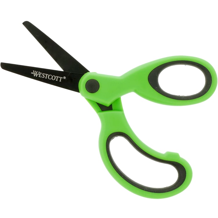 Westcott children's scissors KidsNEON round tip 13 cm green