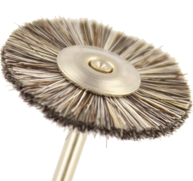 Ziegenhaarbürste (mittelhart) Stufe: Universal (1 Packung á 10 Stück)