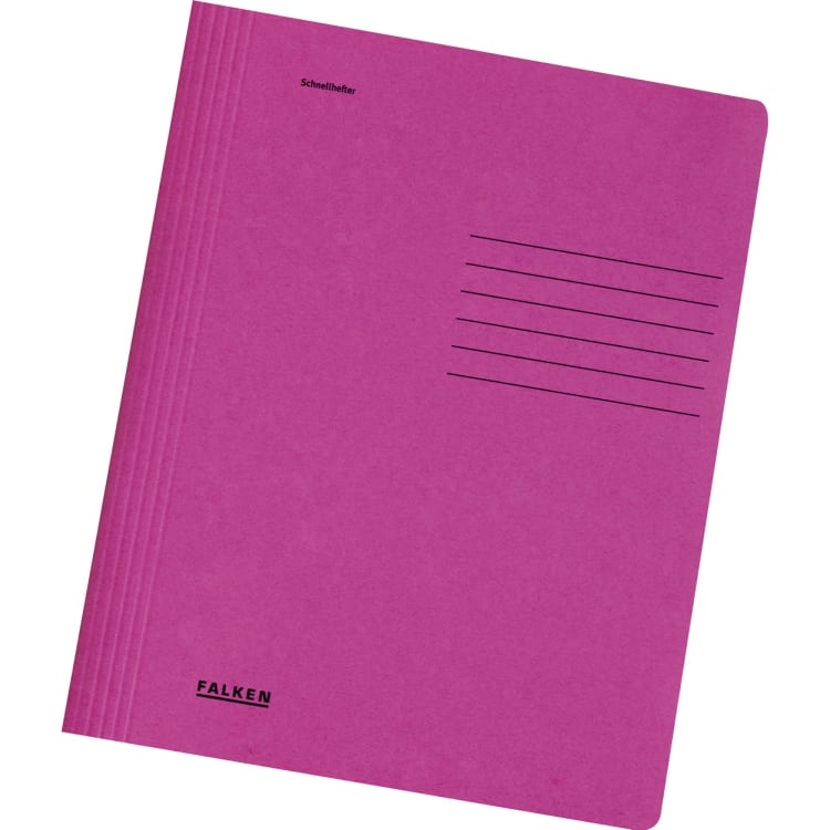Falken flat file A4 cardboard pink