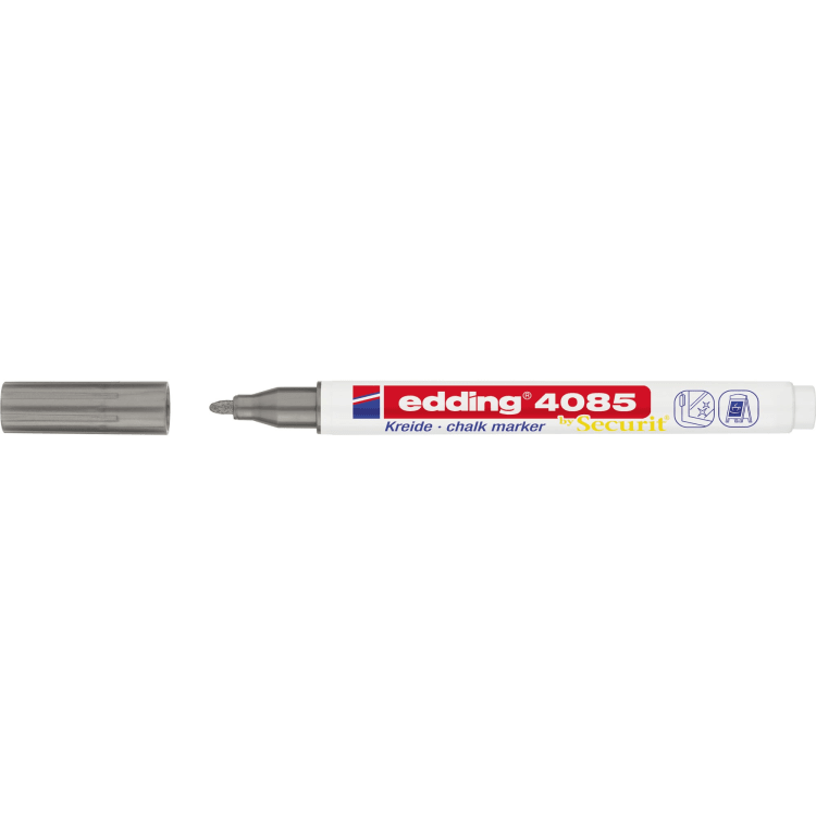 edding chalk marker 1-2 mm silver