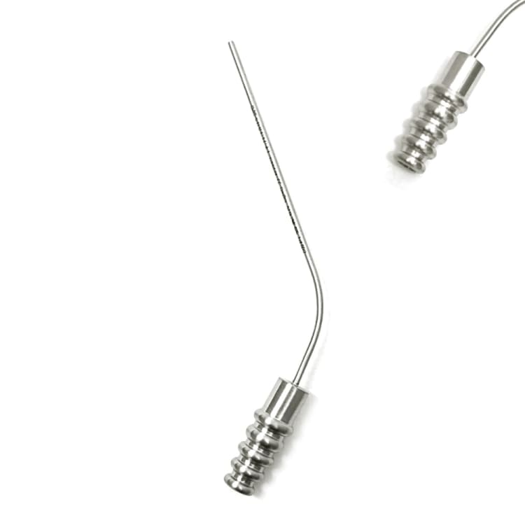 Suction Tube, Cylindrical, Luer, Knee-Bent