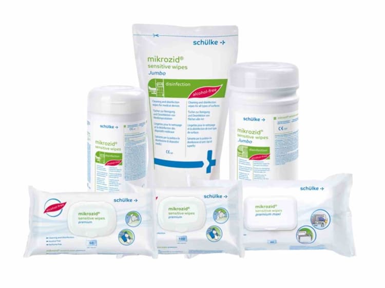 70003109  MIKROZID SENSITIVE WIPES 20X20  200ST