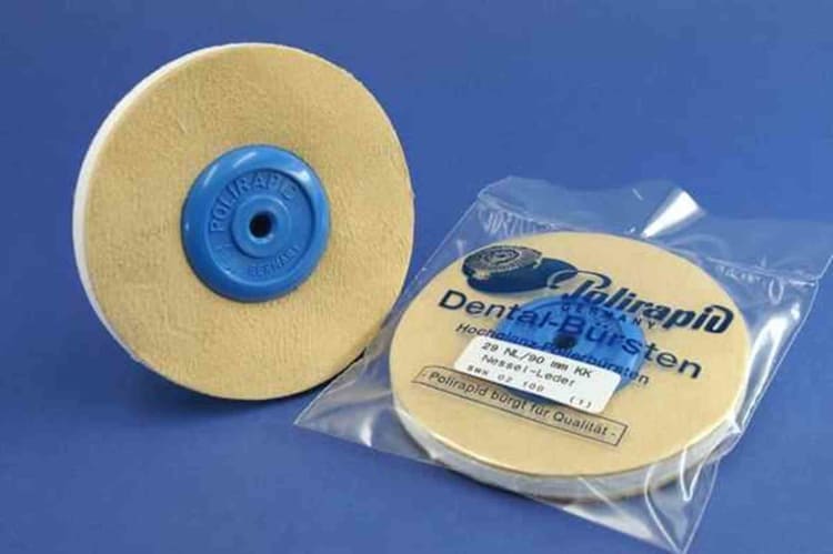 Leder-Nessel-Lederschwabbel KK Ø90mm