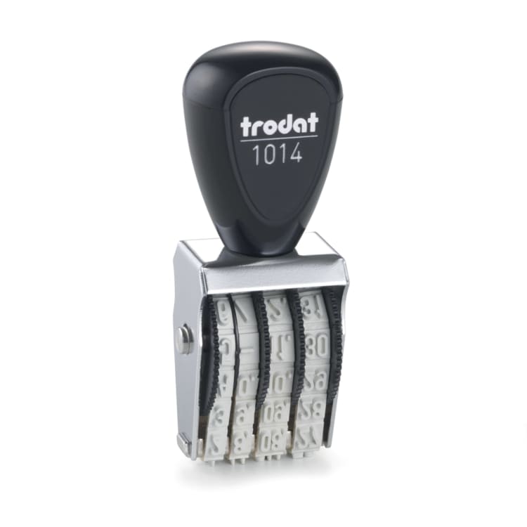trodat date stamp Classic 17x4 mm silver