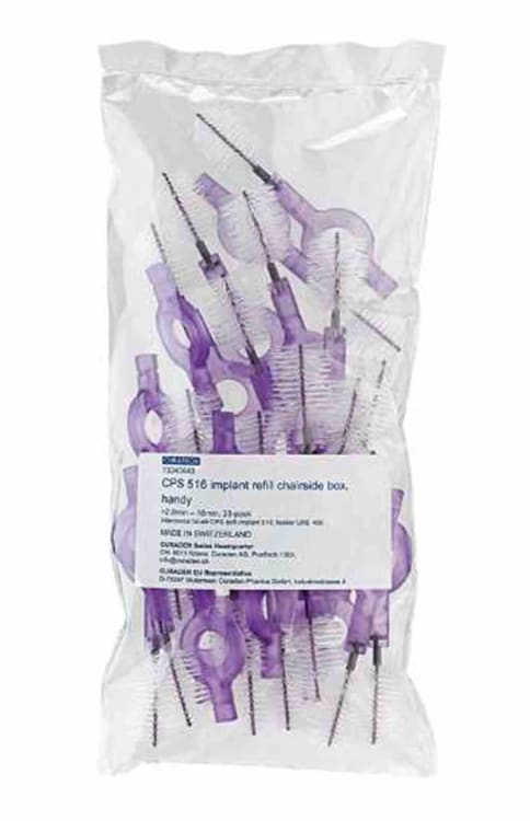 Curaden CURAPROX CPS Soft Mplant Refill Montiert UHS 409 25er Pack CPS 516 Purple