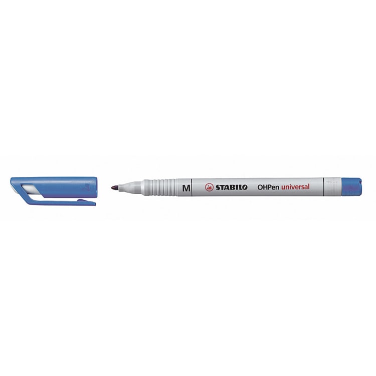 Stabilo OHP marker OHPen M 1 mm non-permanent blue