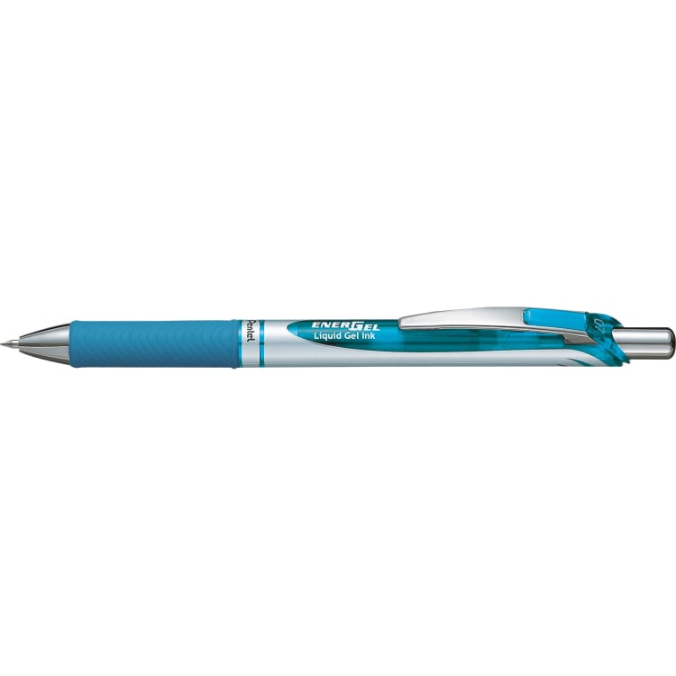 Pentel gel pen EnerGel 0.35 mm retractable light blue