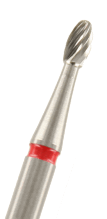 Hartmetall Finierer Eiform Verzahnung: 8 Schneiden (standard, 1 Packung á 5 Stück)