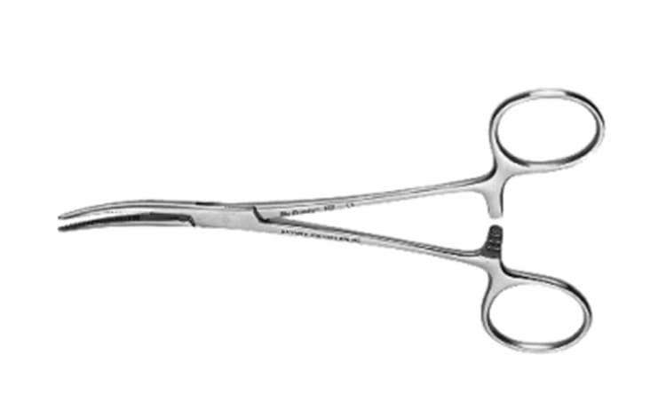 Arterienklemme Kelly #2 gebogen 14cm