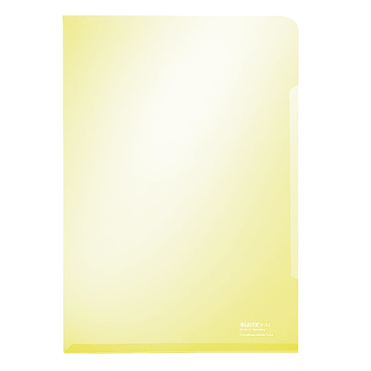 Leitz punched pocket Super Premium A4 0.15 mm 100 pieces yellow