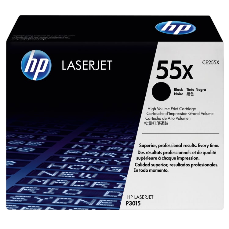HP toner 55X 12,500 pages black
