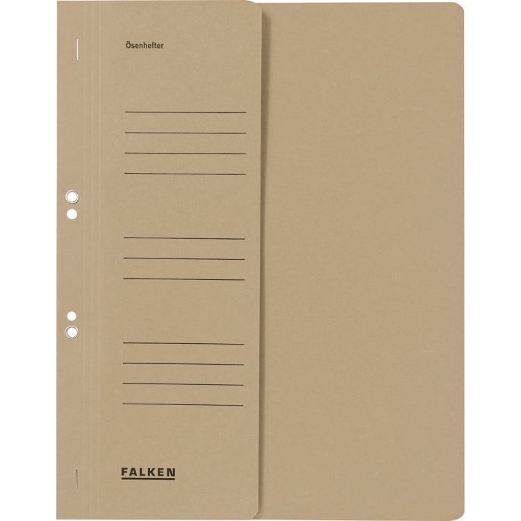 Falken eyelet file A4 half cover official binding grey