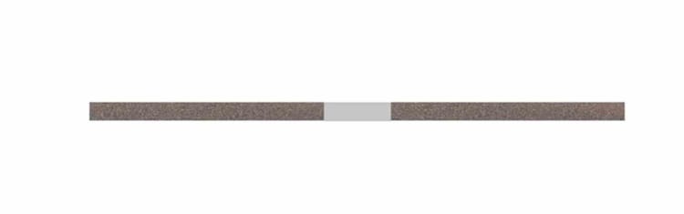 HORICO Diamond-Separierstreifen With Gap 352L Breite 2 Mm - Strength 0,07 Mm