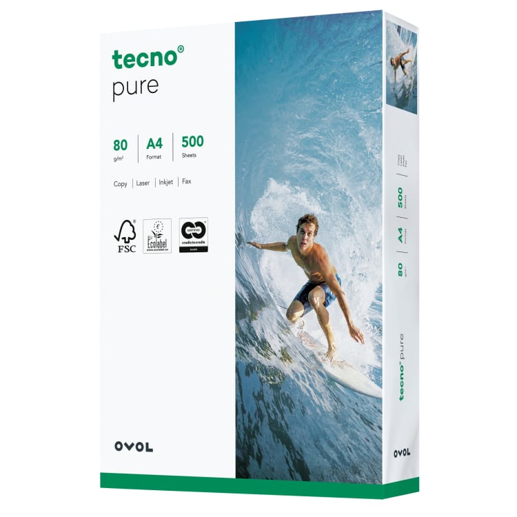 inapa tecno copy paper pure A4 80 g 500 sheets