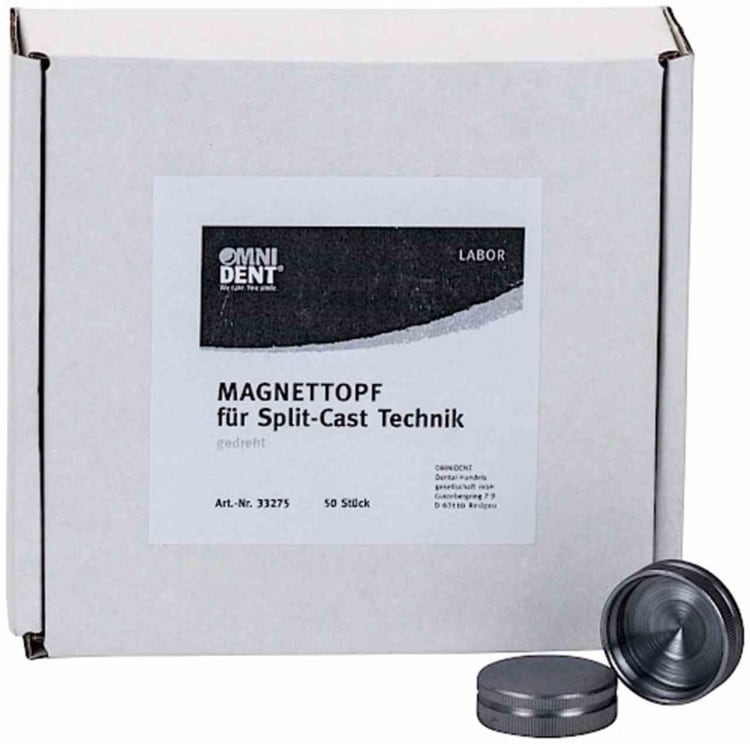 Magnettopf gedreht