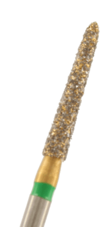 ZD-Diamant Torpedo konisch Körnung: Grün (grob, 1 Packung á 5 Stück)