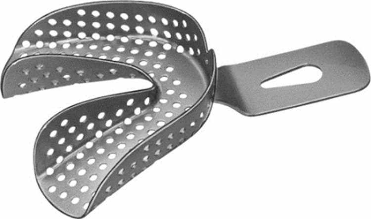 Aesculap Afdruklepel UB 1 Volledig Getand Geperforeerd