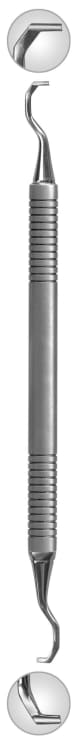 Instrument  for removing adhesive residue