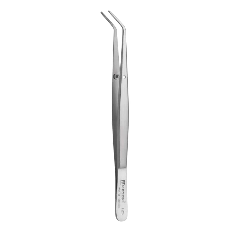 College tweezers 15.0 cm, smooth handle