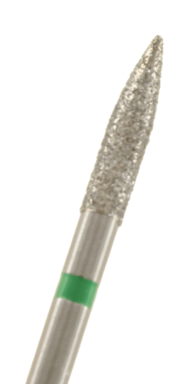 Diamant Flamme Körnung: Grün (grob, 1 Packung á 5 Stück)