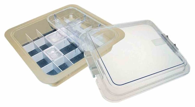 Materialwanne komplett beige