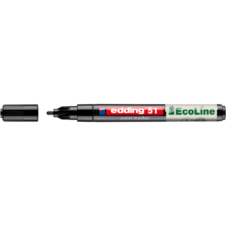 edding paint marker EcoLine 1-2 mm bullet tip black