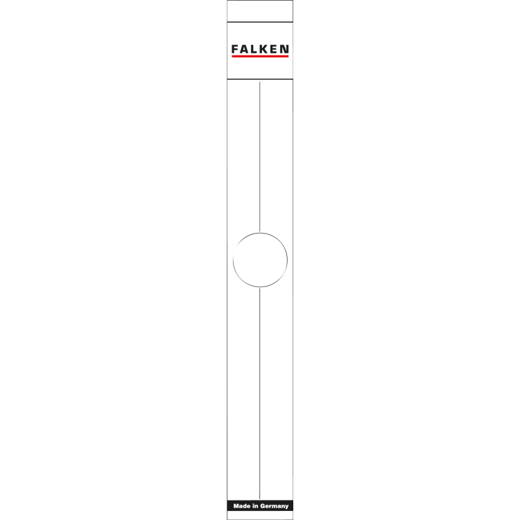 Falken binder spine label 50 mm 10 pieces white