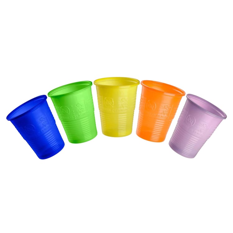 Akzenta Top PP Plastic Drinkbekers 200 mL - Div. Kleuren en Aantallen