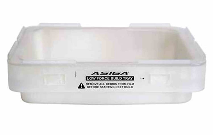 Asiga MAX Tray 1Ltr Low Force Build
