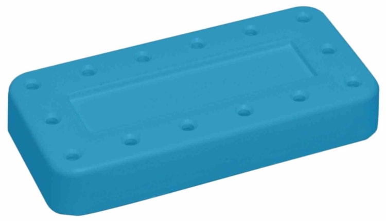 Bur Block 14-Loch neonblau