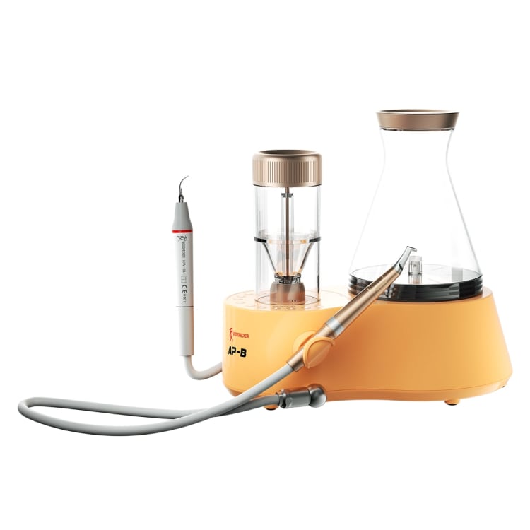 Pulverstrahlgerät / Prophylaxegerät  Woodpecker AP-B Kombigerät – Ultraschall Scaler & Air Polisher