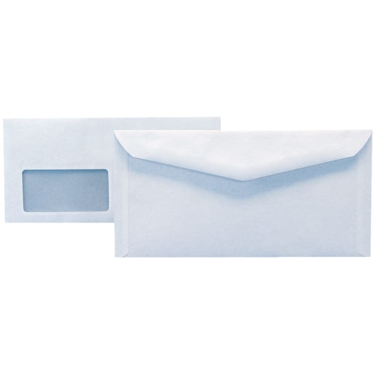 Soennecken machine envelope 229x114 mm with window gummed 1,000 pieces white