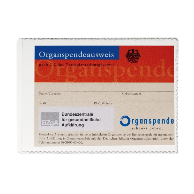 Durable badge holder 74x105 mm PP transparent