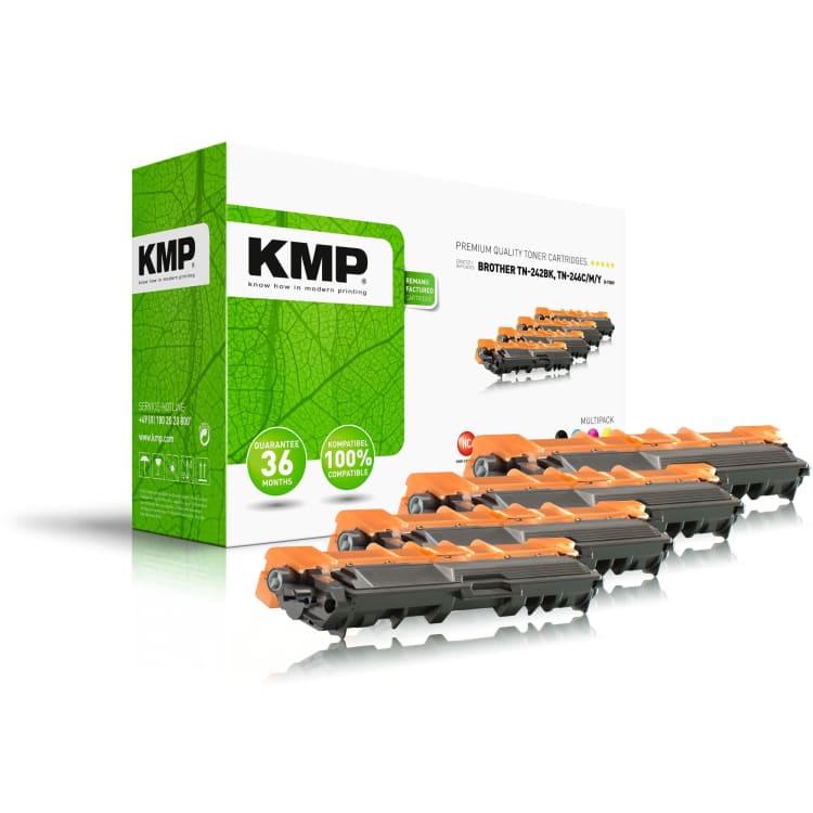KMP toner B-T58V compatible with Brother TN242 black/cyan/magenta/yellow