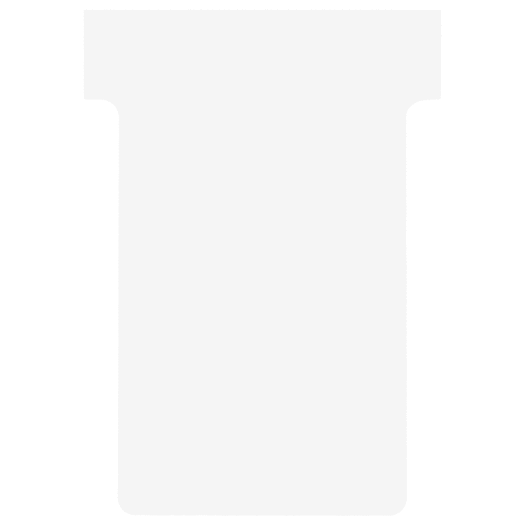 Nobo T-card size 2 100 pieces white