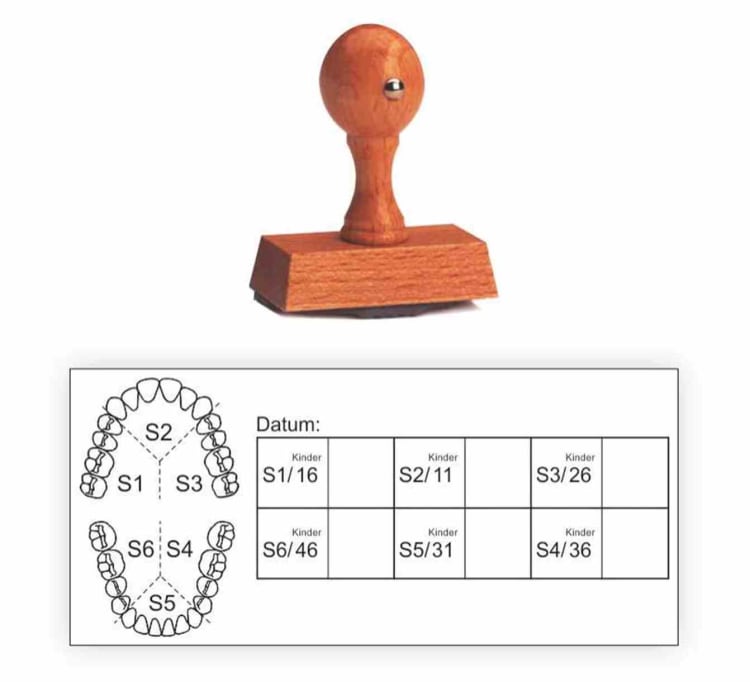 Stempel Zahnschema PSI