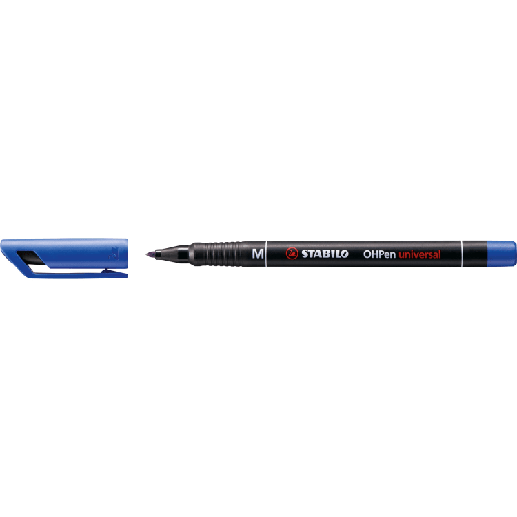 Stabilo OHP marker OHPen M 1 mm permanent blue
