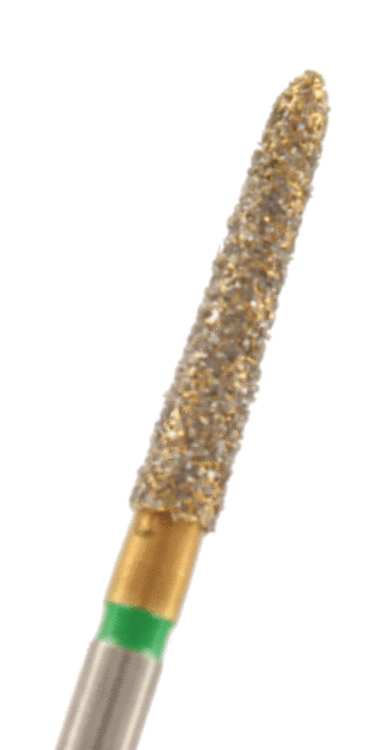 ZD-Diamant Torpedo konisch Körnung: Grün (grob, 1 Packung á 5 Stück)