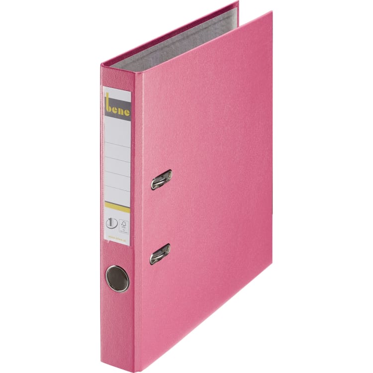 Bene Ordner DIN A4 52 mm PP rosa