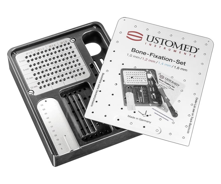 Aufbewahrungs-Tray fÃ¼r Mikro-Schrauben, Ã˜  1,0 / 1,2 / 1,4 / 1,6 mm